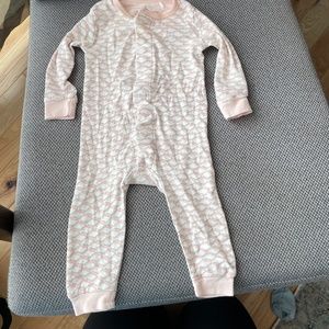 Magnetic Me organic cotton sleeper. Baby girls